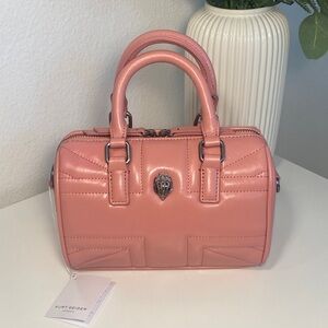 NWT Kurt Geiger Union Jack Mini Boston Leather Bag